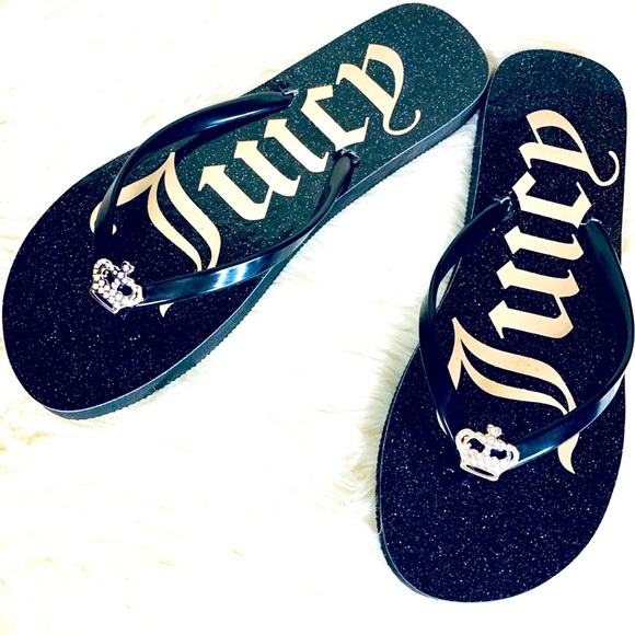 Juicy Couture Shoes - Juicy Couture flip flops!